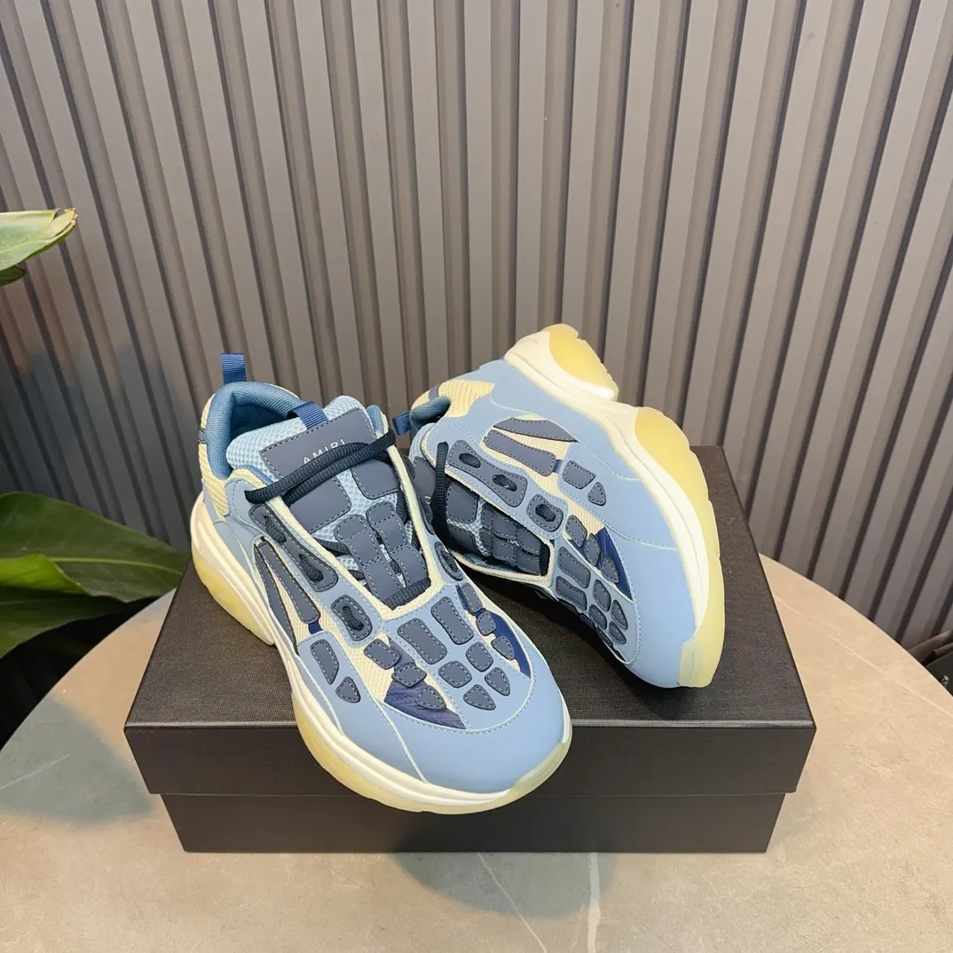 Men's shoes 💰740💰 AMIRI AMIRI fashion brand hot sale 🔥 Available all year round ✅ Official website synchronization Imported fabrics 1⃣️ vs 1⃣️ replica, original factory special original sole, 38-45 (38.45. Non-refundable)